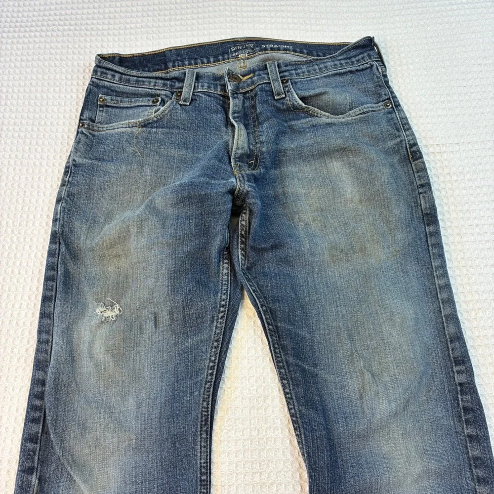 Signature by Levi Strauss Gold Label Mens Straight Leg Jeans Blue W32 L30 94601